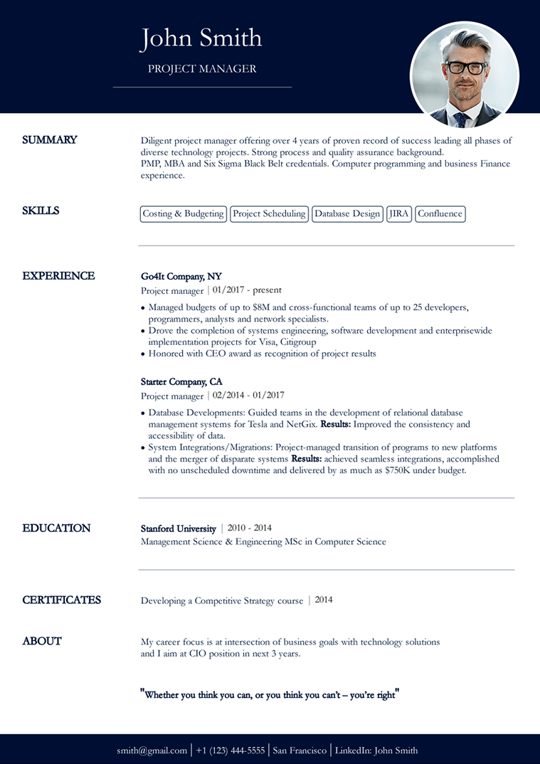Resume templates 3 different resume - Professional Resume Aside2x